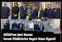 ARİAD’tan Yeni Atanan Kurum Müdürlerine Hayırlı Olsun Ziyareti