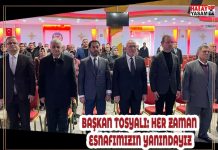 BAŞKAN TOSYALI: HER ZAMAN ESNAFIMIZIN YANINDAYIZ
