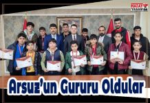 Arsuz’un Gururu Oldular