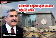Kırıkhan Kapalı Spor Salonu Açılışa Hazır