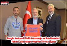 Batıgöz Hastanesi Müdürü Gassaloğlu ve Pota Basketbol Takımı Kulüp Başkanı Obuz’dan İTSO’ya Ziyaret