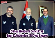 Güney Akademi Gençlik ve Spor Kulübünden İTSO’ya Ziyaret