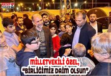 MİLLETVEKİLİ ÖZEL, “BİRLİĞİMİZ DAİM OLSUN”