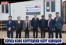 GÜNEY KORE KONTEYNER KENT KURUYOR