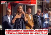 MİLLETVEKİLİ NERMİN YILDIRIM KARA, ‘MİLLET İTTİFAKI İKTİDARINDA BU ÜLKEYE HUZUR, BARIŞ, ADALET GELECEK’