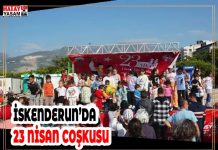 İSKENDERUN’DA 23 NİSAN COŞKUSU