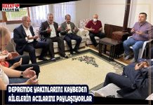 DEPREMDE YAKINLARINI KAYBEDEN AİLELERİN ACILARINI PAYLAŞIYORLAR