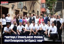 “HATAYLI İNSANLARIN MORAL MOTİVASYONA İHTİYACI VAR”