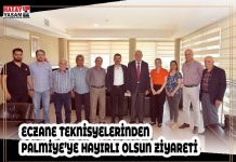 ECZANE TEKNİSYELERİNDEN PALMİYE’YE HAYIRLI OLSUN ZİYARETİ