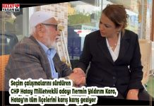 Seçim çalışmalarını sürdüren CHP Hatay Milletvekili adayı Nermin Yıldırım Kara, Hatay’ın tüm ilçelerini karış karış geziyor