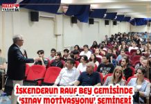 İSKENDERUN RAUF BEY GEMİSİNDE ‘SINAV MOTİVASYONU’ SEMİNERİ