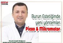 Burun Estetiğinde yeni yöntemler Piezo & Mikromotor