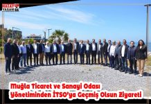 Muğla Ticaret ve Sanayi Odası Yönetiminden İTSO’ya Geçmiş Olsun Ziyareti