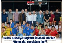 Belen Belediye Başkanı İbrahim Gül’den “Yetenekli çocuklara jest”