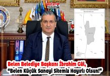Belen Belediye Başkanı İbrahim Gül, “Belen Küçük Sanayi Sitemiz Hayırlı Olsun!”