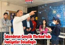 İskenderun Gençlik Merkezi’nde Faaliyetler Doludizgin