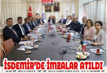 İSDEMİR’DE İMZALAR ATILDI