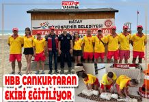 HBB CANKURTARAN EKİBİ EĞİTİLİYOR