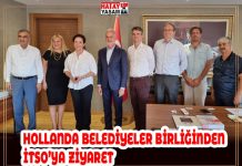 HOLLANDA BELEDİYELER BİRLİĞİNDEN İTSO’YA ZİYARET