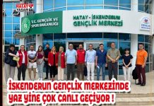İSKENDERUN GENÇLİK MERKEZİNDE YAZ YİNE ÇOK CANLI GEÇİYOR !