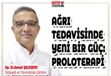 AĞRI TEDAVİSİNDE YENİ BİR GÜÇ: PROLOTERAPİ