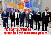 İTSO HEYETİ ALMANYA’DA DEPREM İLE İLGİLİ TOPLANTIDA YER ALDI