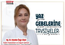 YAZ GEBELERİNE TAVSİYELER