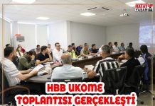 HBB UKOME TOPLANTISI GERÇEKLEŞTİ