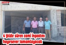 4 Yıldır süren cami inşaatını hayırsever tamamlayacak