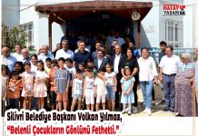 Silivri Belediye Başkanı Volkan Yılmaz, “Belenli Çocukların Gönlünü Fethetti.”