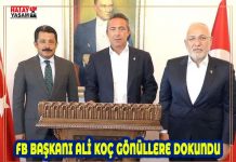 FB BAŞKANI ALİ KOÇ GÖNÜLLERE DOKUNDU
