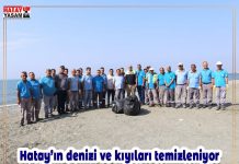 Hatay’ın denizi ve kıyıları temizleniyor