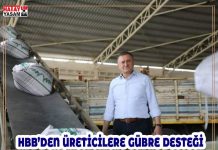 HBB’DEN ÜRETİCİLERE GÜBRE DESTEĞİ