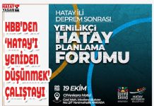 HBB’DEN ‘HATAY’I YENİDEN DÜŞÜNMEK’ ÇALIŞTAYI