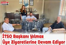 İTSO Başkanı Yılmaz Üye Ziyaretlerine Devam Ediyor