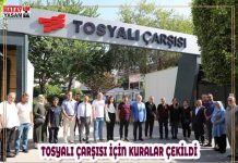 TOSYALI ÇARŞISI İÇİN KURALAR ÇEKİLDİ