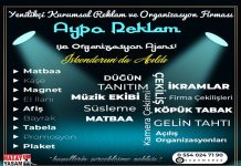 YENİLİKÇİ KURUMSAL REKLAM VE ORGANİZASYON FİRMASI “AYPO REKLAM VE ORGANİZASYON AJANSI” İSKENDERUN’DA AÇILDI