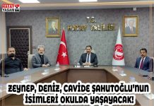 ZEYNEP, DENİZ, CAVİDE ŞAHUTOĞLU’NUN İSİMLERİ OKULDA YAŞAYACAK!