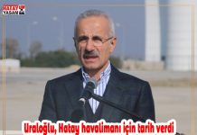 Uraloğlu, Hatay havalimanı için tarih verdi