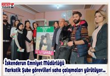 İskenderun Emniyet Müdürlüğü Narkotik Şube görevlileri saha çalışmaları yürütüyor…