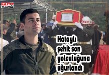 Hataylı şehit son yolculuğuna uğurlandı