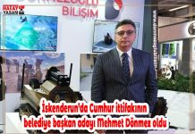 İskenderun’da Cumhur ittifakının belediye başkan adayı Mehmet Dönmez oldu
