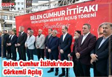 Belen Cumhur İttifakı’ndan Görkemli Açılış.