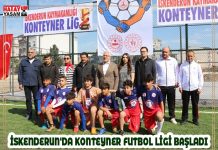 İSKENDERUN’DA KONTEYNER FUTBOL LİGİ BAŞLADI
