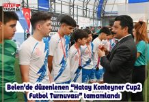 Belen’de düzenlenen “Hatay Konteyner Cup2 Futbol Turnuvası” tamamlandı
