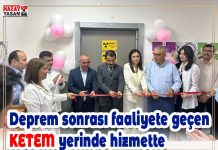 Deprem sonrası faaliyete geçen KETEM yerinde hizmette