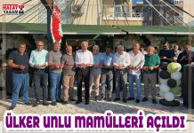 ÜLKER UNLU MAMÜLLERİ AÇILDI