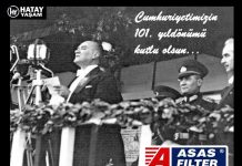 Asaş Filtre’den 29 Ekim Cumhuriyet Bayramı Kutlama Mesajı