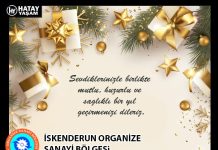 İskenderun Organize Sanayi’den Yeni Yıl Mesajı