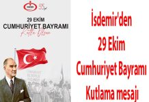 İsdemir’den  29 Ekim Cumhuriyet Bayramı Kutlama mesajı